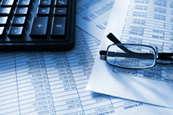 tFinancials, Computer Keyboard and Glasses